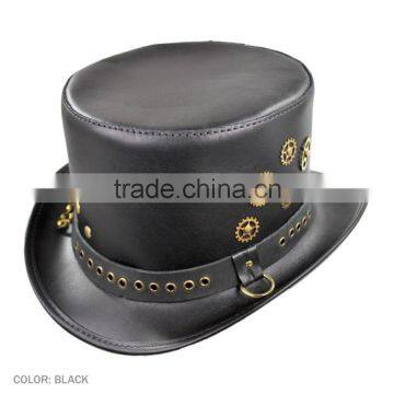 Astro Leather Top Hat