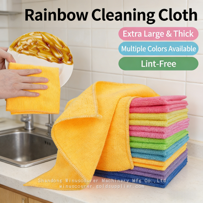 Home Cleaning Cloth Microfiber Dish Towel 30x30