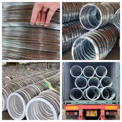 Customized Size Galvanized Steel Wire ASTM A641 Q195 Q235 2mm 2.5mm Hot Dip Zinc Coated Steel Wire photo-2