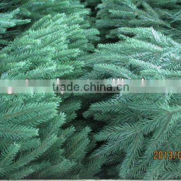 Artificial PE christmas tree branch