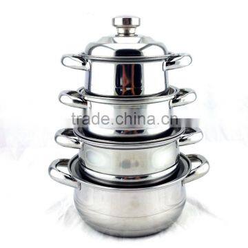 stainless steel soup pot set stock pot set