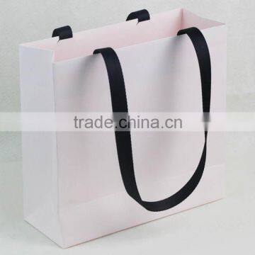 China Factory Price Best Quality Recycled Grey Paper Shopping Bag Lovely photo-2