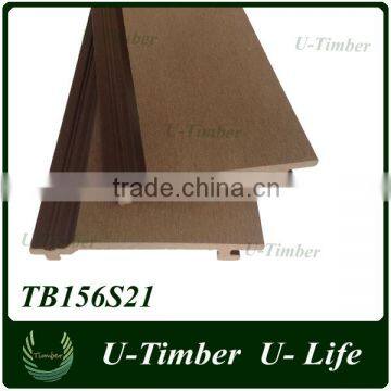 Waterproof WPC Composite Wood Wall Panel for Exterior Wall Decoration photo-5