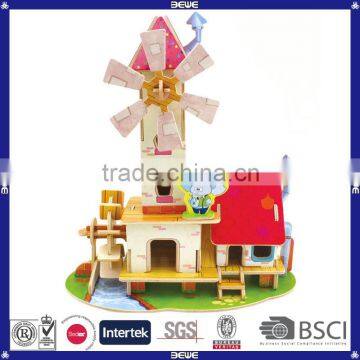 OEM nice educational DIY toy 3d puzzle