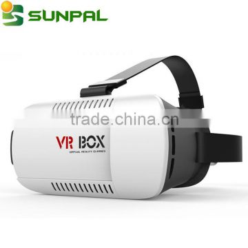 Hot selling Virtual Reality VR headset VR PRO BOX 3D glasses for smart Mobile phone