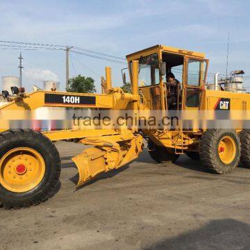 CAT 140H Motor Grader With Nice Ripper For Sale, Used Motor Grader 140H Low Price