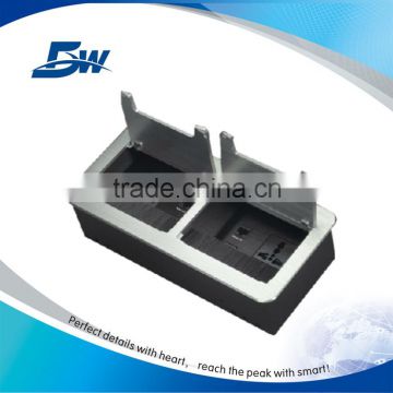 BW-T645 Flip Up AC Inlet Socket / Aluminum Desk Socket