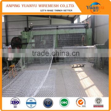 Galvanized Wire Rock Wall Hexagonal Gabion Box