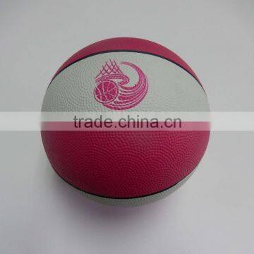Mini cheap rubber basketball