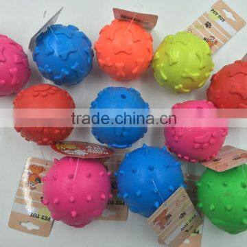 hot sale colorful new pet rubber toy,pet product colorful ball rubber pet toy