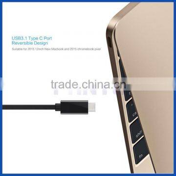 Multifunction 5-in-1 USB Type C Female to 2 Ports USB 3.0 Hub With TF/SD Card Reader + RJ45 10/100/1000Mbps Gigabit Lan Adapter photo-3