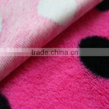 100%polyester Minky Dot Fabric by the Yard photo-4