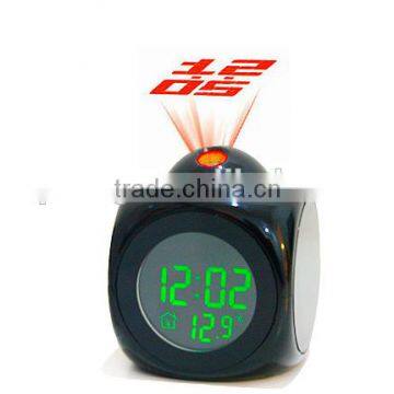 LED Alarm Clock Temperature Voice Activated , Battery/USB Power /electronic Desk Clocks Display photo-2