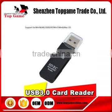 Promotion gifts 2 in 1 USB 3.0 SDHCSDXC MicroSD Card Reader ,USB3.0 Adapter Converter Tool