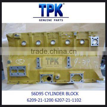 S6D95 CYLINDER BLOCK ASSY 6209-21-1200 6207-21-1102 photo-2