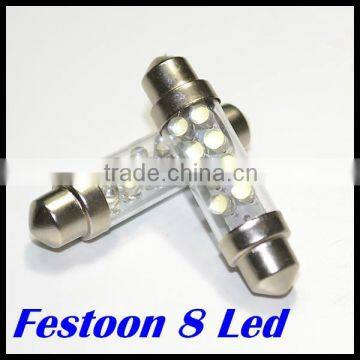 LED festoon 8 SMD led 36mm/39mm/41mm car led light for dome light,indication light,reading light