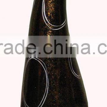 An unique design: A 12xH30cm beautiful Vietnam lacquer vase