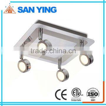 Popular glass chrome vanity light fixture