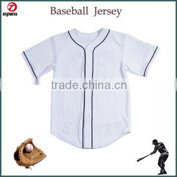 2015 Latest designs fashion style custom baseball jersey for club and team