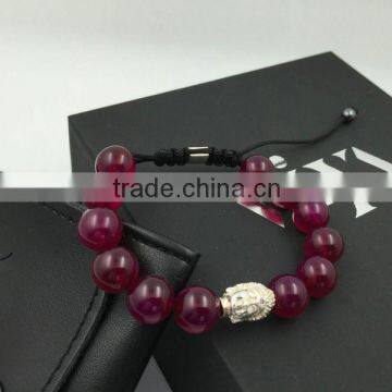 Viya Jewelry Fashion New Design Buddah bead stone bracelet