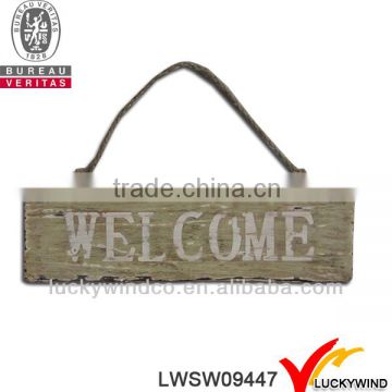 2013 new product shabby chic style mdf wood outdoor sign board material