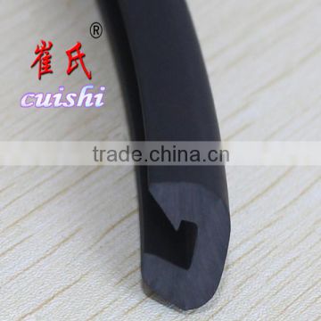 pvc solid rubber u profile