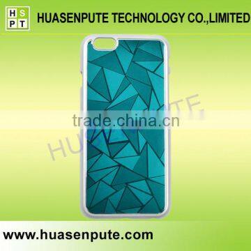 For Apple Iphone6 Triangular Pattern Plastic Phone Case Shockproof Back Cover
