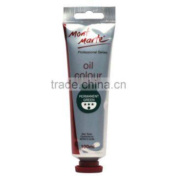 Mont Marte Oil Paint 100mls - Permanent Green