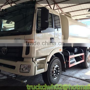 6*4 FOTON stainless steel water tank truck, water tanker truck for sale