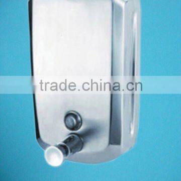 Stainless steel manual soap dispenser