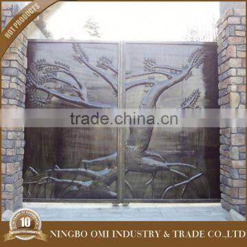 With 9 years experience factory directly decorative wrought iron gate