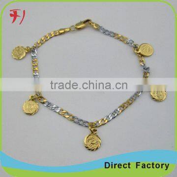 Copper/brass Latest Design Fashion Fake Gold 1 Gram Gold Bangles Designs