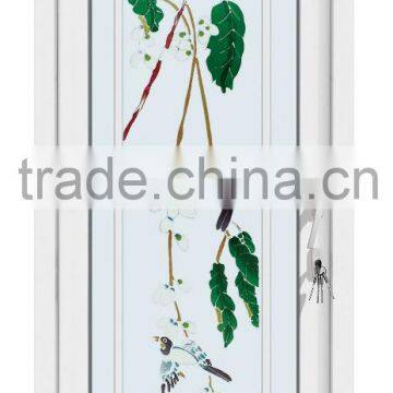 India pvc doors quality designs casement door for houseuse market wooden like color