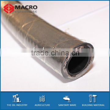 high pressure hydraulic fluid rubber hose with steel wire braided