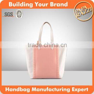 3140 Hot Sale Basic Design Trendy colors Combination Women Genuine Leather Handbags