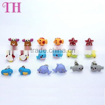 design your own 9 pairs per set resin different designs earring cheap new model all types of earrings