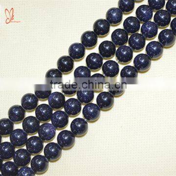 Wholesale high quality natural stone blue glod stone button faceted jewelry