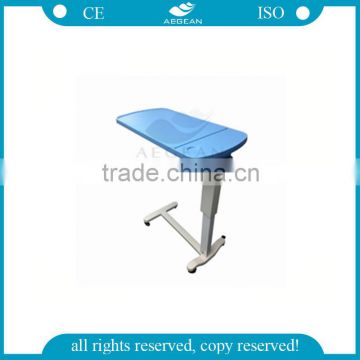 blue platform AG-OBT003B durable hospital table over bed