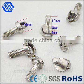 Long thread M6 Stainless steel camera screw with d-ring                        
                                                Quality Choice