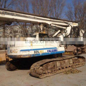 Used pilling rig Soilmec R416 R412 R418 italy Rotary Drilling Rig