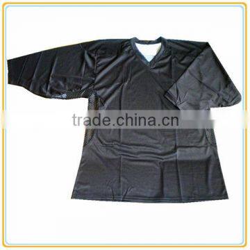 Blank black knitted training sublimation ice hockey jerseys /practice jersey for team fans