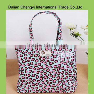 Popular high quality Lovely colorful Leopard grain girls pvc bag