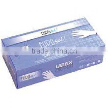 LATEX GLOVES MEDIUM SIZE (100 UDS PER BOX)