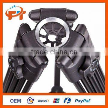 Professional Video Tripod Heavy Duty With Fluid Pan Head for Camera Film Photography WT717 photo-4