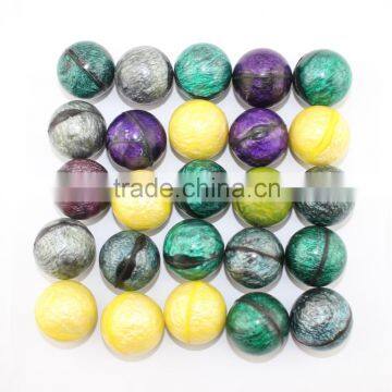 Hot new products mixed type Metal colour high bouncing rubber ball