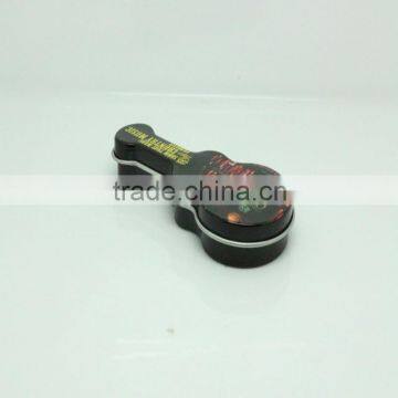 Black guitar-shaped tin box / gift tin box / mint tin box / candy tin box