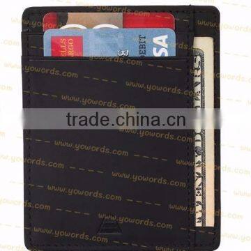 Andar Leather Slim Minimalist Wallet