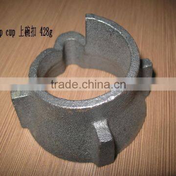 Cuplock type scaffolding system casting top cup lock