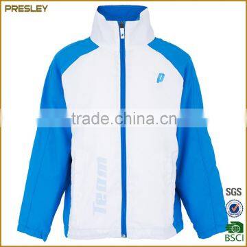 Cheap blue and black men training wear warm up training custom tracksuit