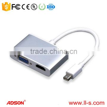 DP to HDMI2.0+VGA converter 44.4*63.4*14.8mm